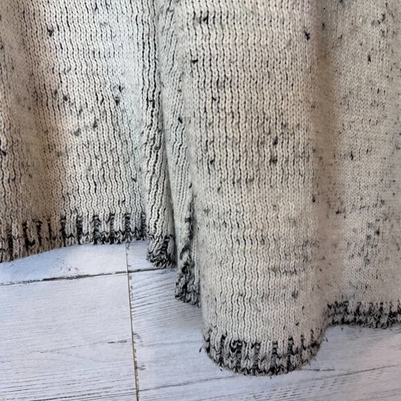 Lou & Grey Sweater Womens Size Large Black, Gray & White Wool & Mohair Cardigan - Picture 8 of 14